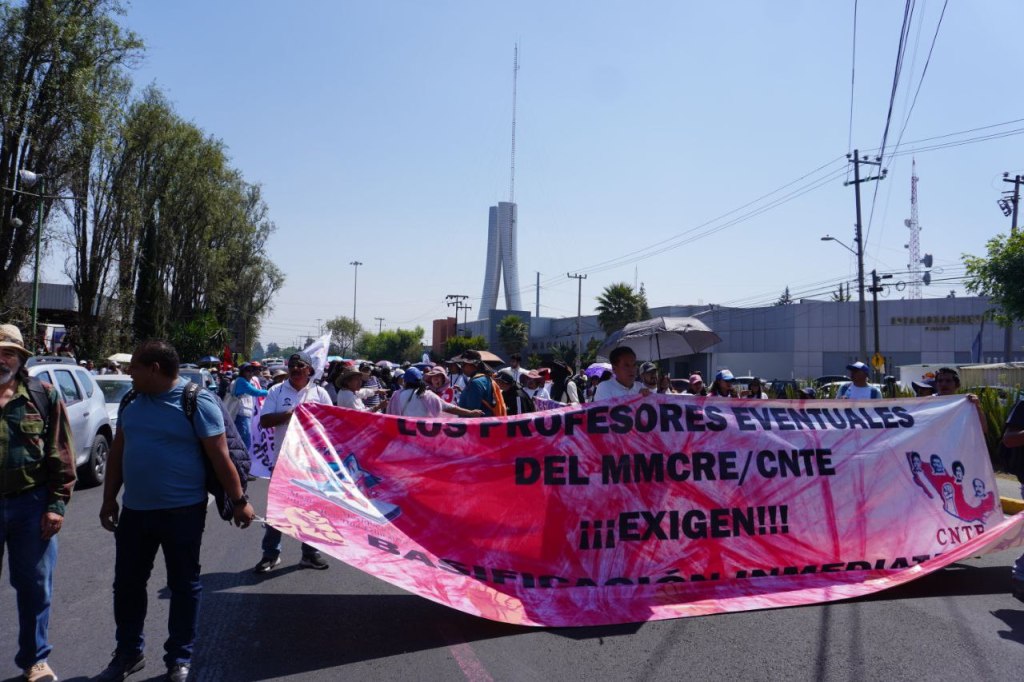 Protestar para ser recibidos, el costo de dialogar con el gobierno de Delfina&nbsp;Gómez