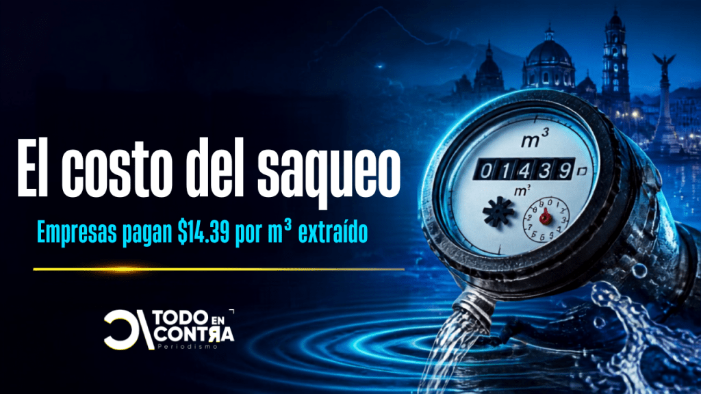 Empresas pagan en promedio 14.39 pesos por cada metro cúbico de agua que extraen en&nbsp;Toluca